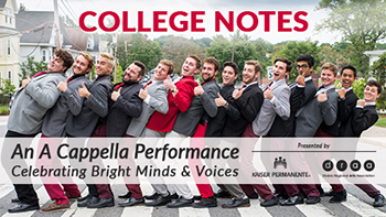 College Notes - An A Cappella Performance Celebrating Bright Minds & Voices 2017